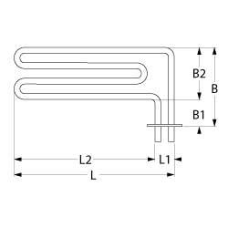 Heating element 1500W 230V heating circuits 1