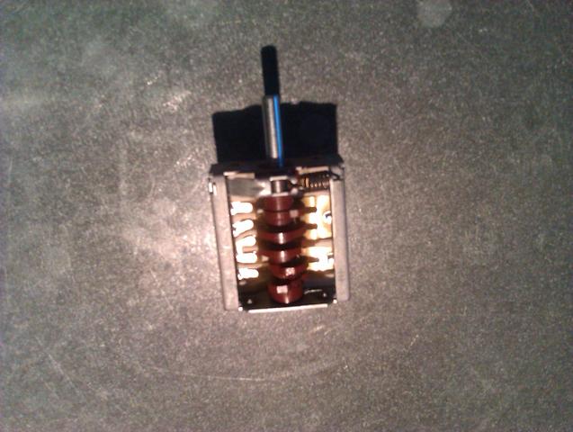 Omskifter / Selector Switch 7 Positions 2 polet 16 Amp.
